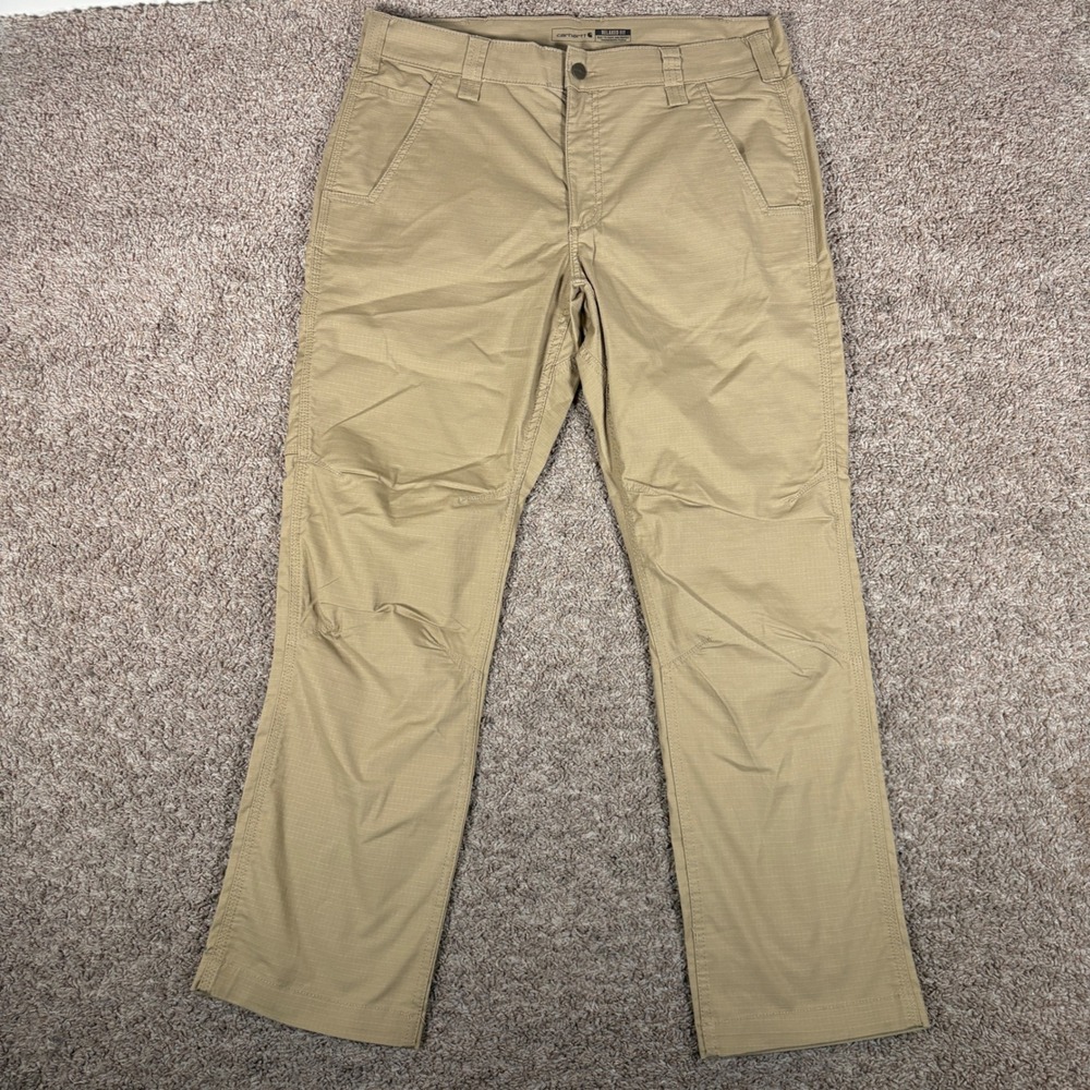 Carhartt Force Relaxed Fit Ripstop Utility Pants Tan BN5358-M 35x30 Mens